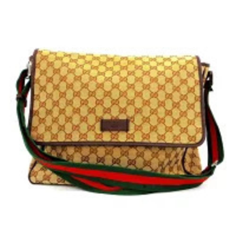 Gucci Sherry GG Canvas Shoulder Bag Gold
